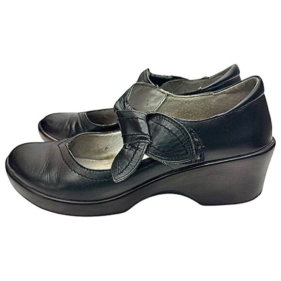 Alegria Professional Mary Jane Work Shoe Women’s Black Leather Size 39/8.5 Used - Picture 6 of 10